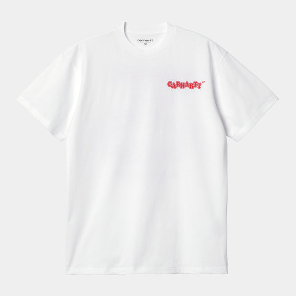 Carhartt WIP Fast Food T-Shirt White/Red