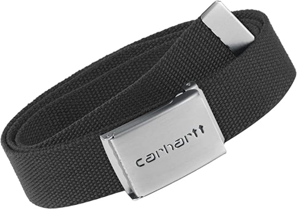 Carhartt WIP Clip Belt Chrome Black