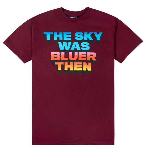 The Hundreds Simple Then T-Shirt Burgundy