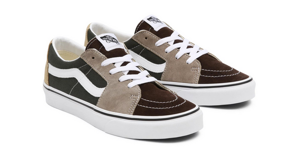 Vans Sk8-Low Color Block / Demitasse/True white