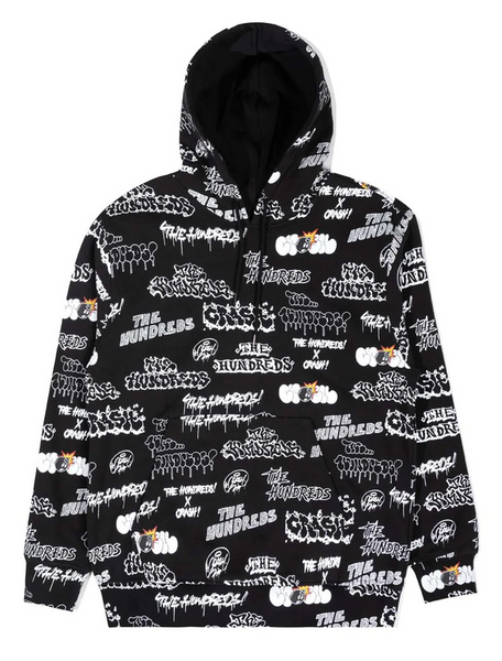 The Hundreds Bomb Pullover Black