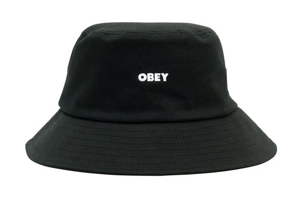 Obey Bold Twill Bucket Hat Black