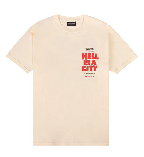 The Hundreds Hell Is A City T-Shirt Cream