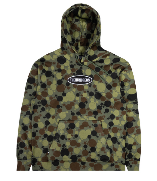 The Hundreds Bubbles Pullover Olive