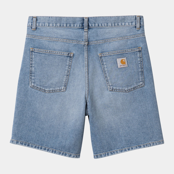 Carhartt WIP Newel Short Maitland Blue Light Used Wash