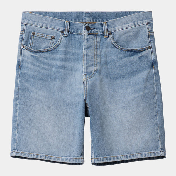 Carhartt WIP Newel Short Maitland Blue Light Used Wash