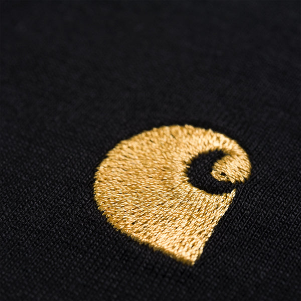 Carhartt WIP S/S Chase T Shirt Black/Gold