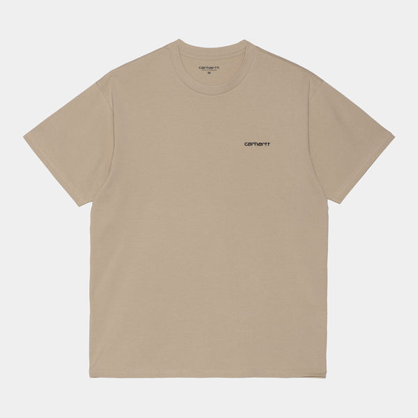 Carhartt WIP Script Embroidery T-Shirt Wall/Black