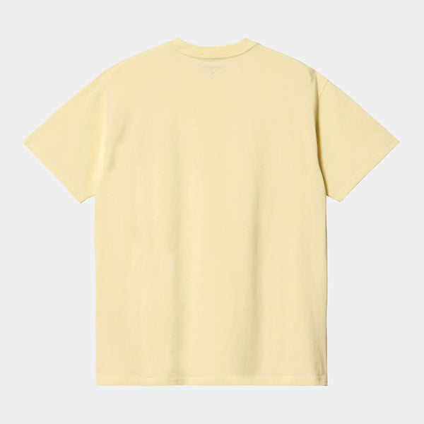 Carhartt WIP S/S Script Embroidery T-Shirt Soft Yellow/Popsicle