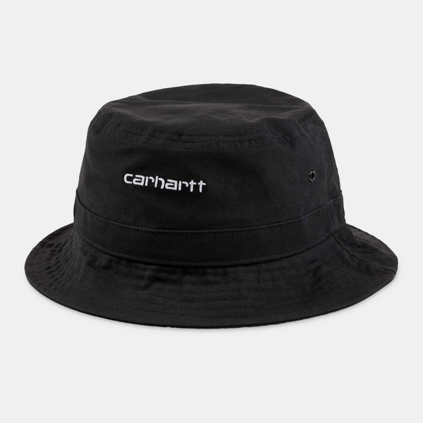 Carhartt WIP  Script Bucket Hat Cotton Black/White